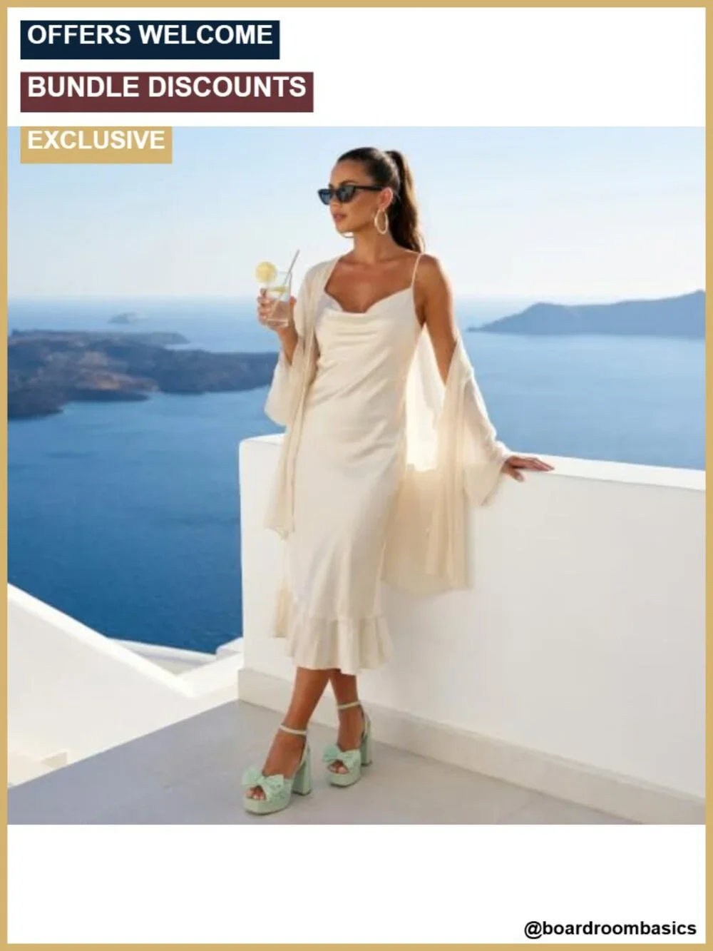 Bow Tie Platform Heels for Women Chunky Block Heel Square Open Toe Sandals